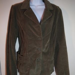 St. John's Bay size L olive green courderoy jacket